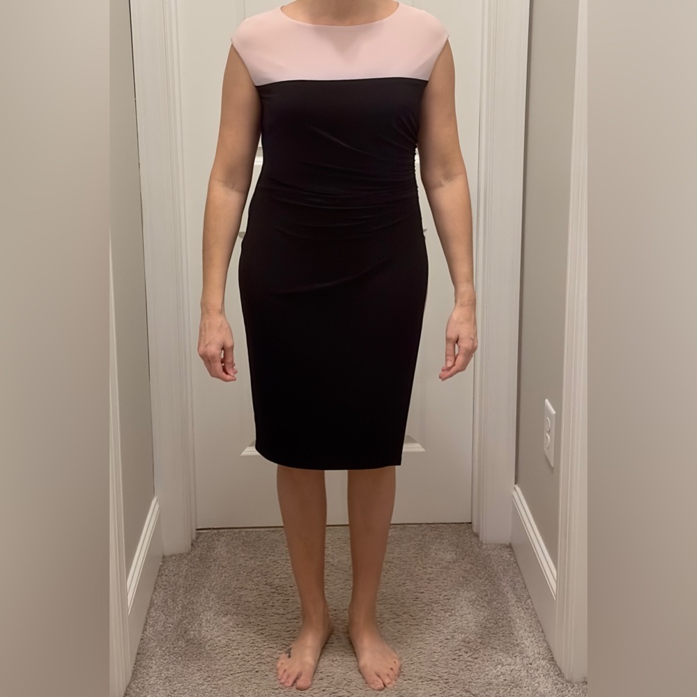 Chaps Elegant Black Sleeveless Dress